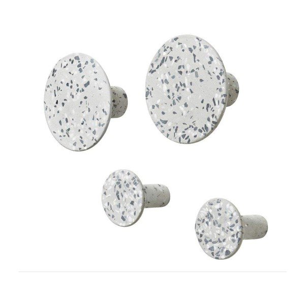 4 sieninių kabliukų rinkinys Blomus Terrazzo