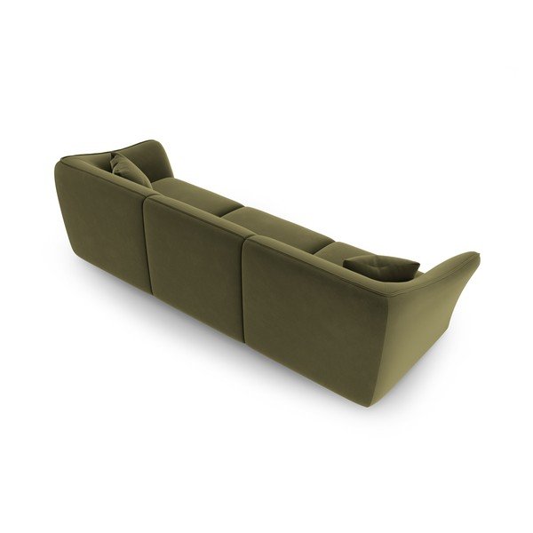 Iš velveto sofa žalios spalvos 292 cm Tokyo – Cosmopolitan Design-image-3