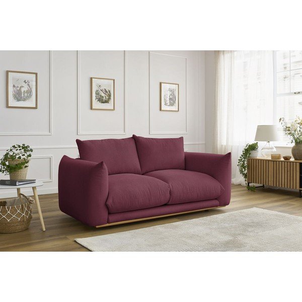Sofa bordo spalvos 193 cm Ernest – Bobochic Paris-image-1