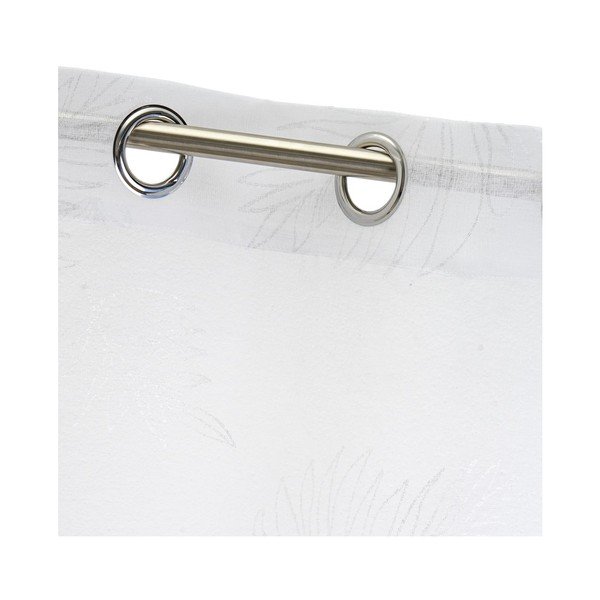 Baltos spalvos/sidabrinės spalvos permatoma užuolaida 140x260 cm Gledit – Casa Selección-image-4