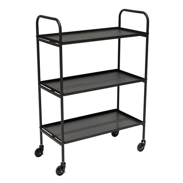 Iš plieno vežimėlis ant ratukų 37,5x75 cm Maki – OYOY Living Design