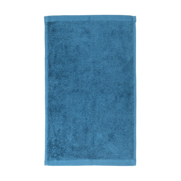 Mėlynas medvilninis rankšluostis Boheme Alfa, 30 x 50 cm