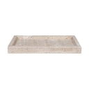 Iš akmens dekoratyvinis padėklas 15x30,5 cm Travertine – House Nordic