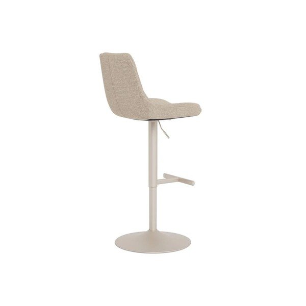Smėlio spalvos iš audinio baro taburėtės reguliuojamo aukščio/su pasukimo funkcija 2 vnt. (sėdynės aukštis 65 cm) Adisa – Actona-image-4