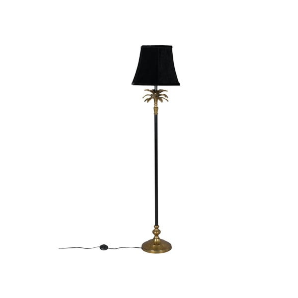 Juodos ir auksinės spalvos grindų lempa Cresta - Dutchbone