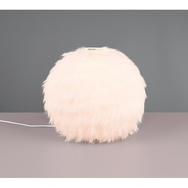 Stalinis šviestuvas kreminės spalvos (aukštis 24 cm) Furry – Reality-image-1