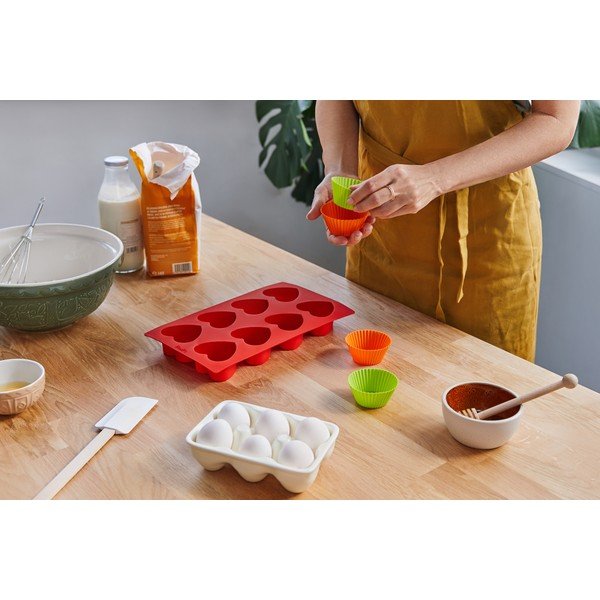 Iš silikonas kepimo forma 17,5x30 cm Heart – Lékué-image-1