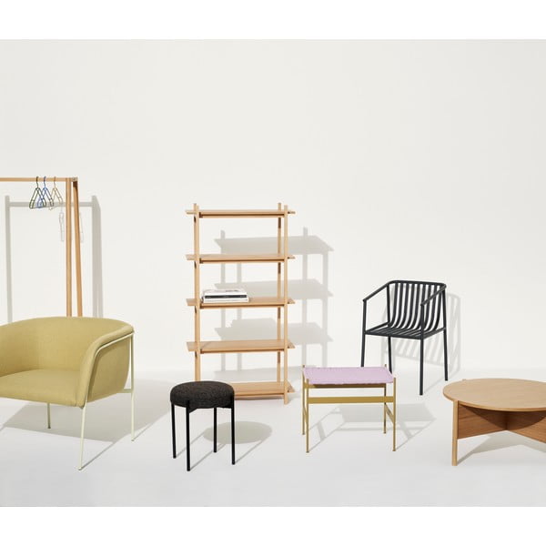 Apvalios formos kavos staliukas natūralios spalvos iš ąžuolo ø 86 cm Heritage – Hübsch-image-4