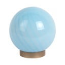 Šviesiai mėlynos spalvos stalinis šviestuvas (aukštis 17 cm) su stiklo gaubtu Summer Globe – Leitmotiv