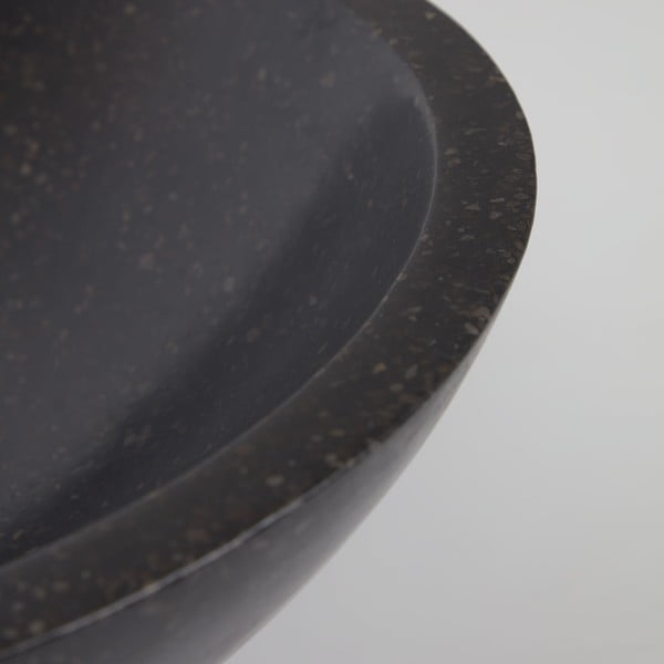 Juodas praustuvas Terrazzo Kave Home Sunday, ø 40 cm-image-3