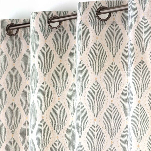 Žalios spalvos/smėlio spalvos užuolaida 140x240 cm Maho – douceur d'intérieur-image-2