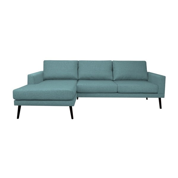 Mėlyna kampinė sofa "Windsor & Co. Rigelis, kairysis kampas