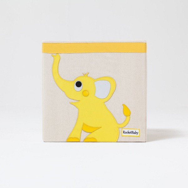 Medžiaginė vaikiška saugojimo dėžė Robby the Elephant - Rocket Baby-image-1