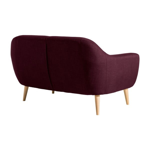 Raudonos spalvos dvivietė sofa Max Winzer Kelly-image-3