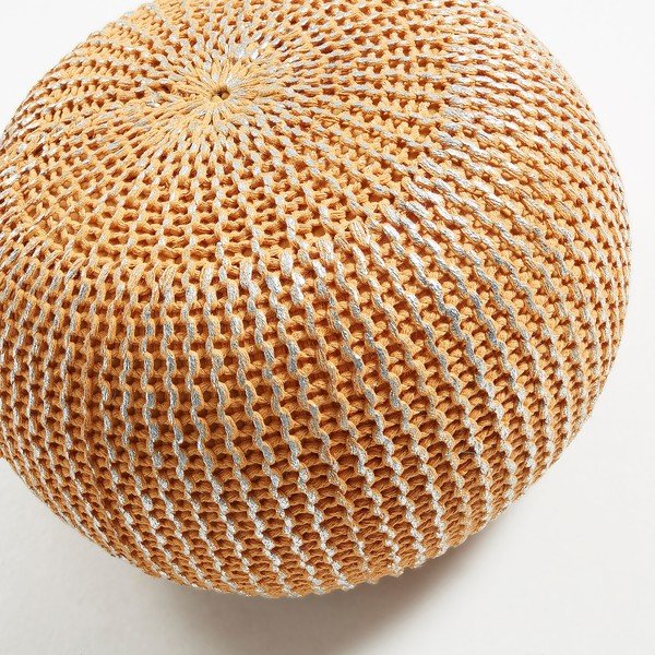 "La Forma Shore" oranžinis sofos pufas-image-1