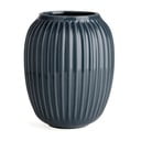 Antracito spalvos keramikos vaza Kähler Design Hammershoi, aukštis 20 cm