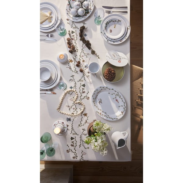Iš porceliano  serviravimo padėklas baltos spalvos su Kalėdų motyvu 27x34 cm Hammershøi – Kähler Design-image-3