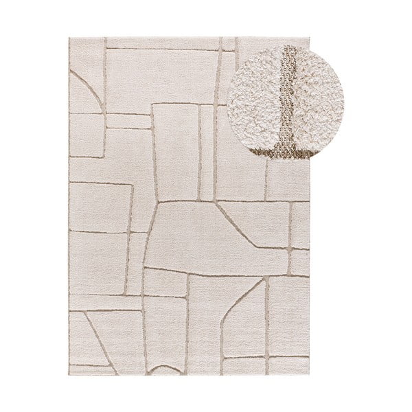 Kilimas kreminės spalvos 160x230 cm Diena – Universal