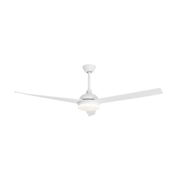 Matinės baltos spalvos iš metalo lubinis šviestuvas LED su stiklo gaubtu Flow – Nova Luce