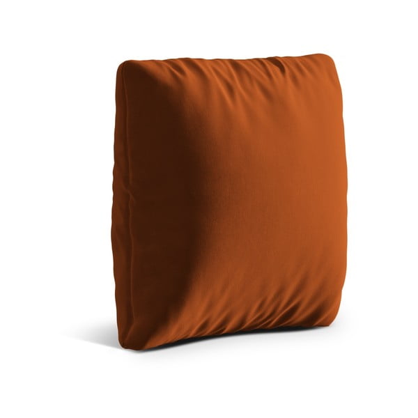 Terakotos spalvos iš velveto sofos pagalvėlė Kemi – Cosmopolitan Design-image-1