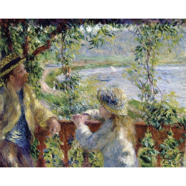 Auguste Renoir reprodukcija By the Water, 50 x 45 cm