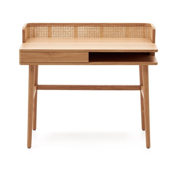 Rašomasis stalas iš uosio 62x105 cm Araxi – Kave Home-image-2