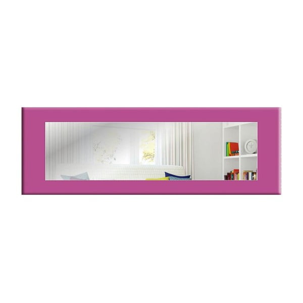 Sieninis veidrodis su violetiniu rėmu Oyo Concept Eve, 120 x 40 cm