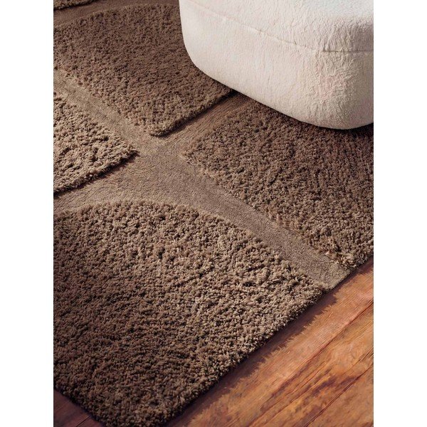 Rankų darbo rudos spalvos kilimas 80x150 cm Lambeth Jasper – Ted Baker-image-3