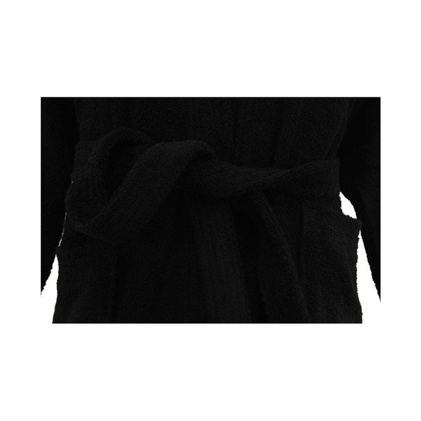 Vyriškas juodas chalatas Foutastic, M/L dydis-image-3