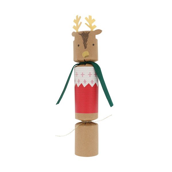 Kalėdiniai krekeriai 6 vnt. Reindeers in Jumpers – Meri Meri-image-3