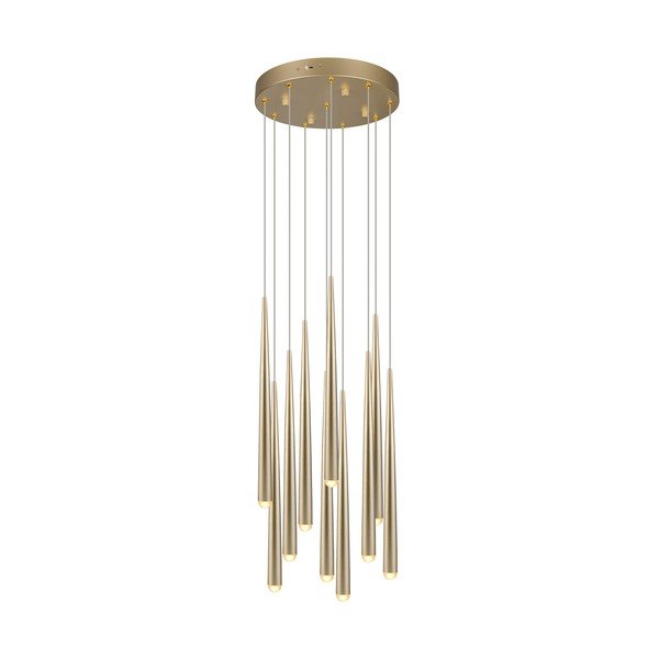 Auksinės spalvos kabantis šviestuvas LED ø 30 cm Cala – Trio Select