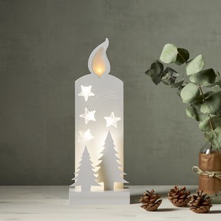 Baltos kalėdinės šviečiančios dekoracijos Grandy - Star Trading