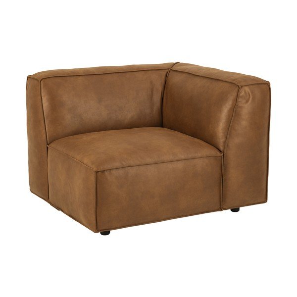 Modulinė sofa konjako rudos spalvos (su dešiniuoju kampu) Fairfield Kentucky – Bonami Selection-image-3