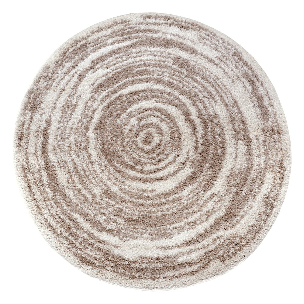 Smėlio spalvos kilimas Mint Rugs Essential Rian, ø 160 cm