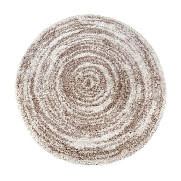 Smėlio spalvos kilimas Mint Rugs Essential Rian, ø 160 cm