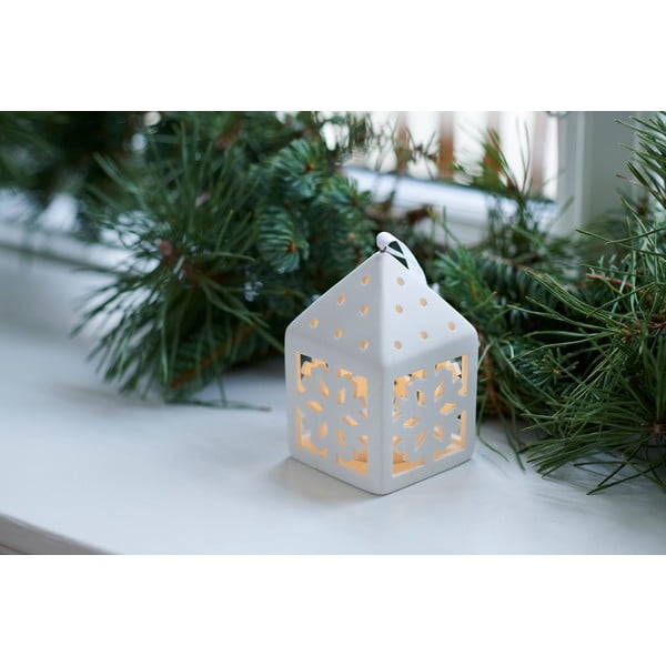 LED šviesos dekoracija Sirius Olina Snowflake, aukštis 10,5 cm