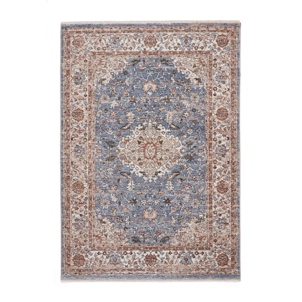 Kilimas mėlynos spalvos/smėlio spalvos 120x170 cm Vintage – Think Rugs