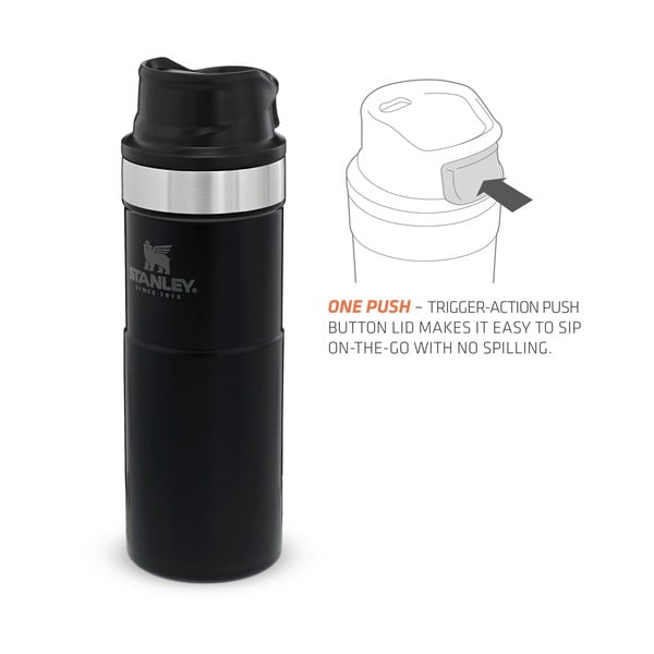 Termosas juodos spalvos 470 ml – Stanley-image-3
