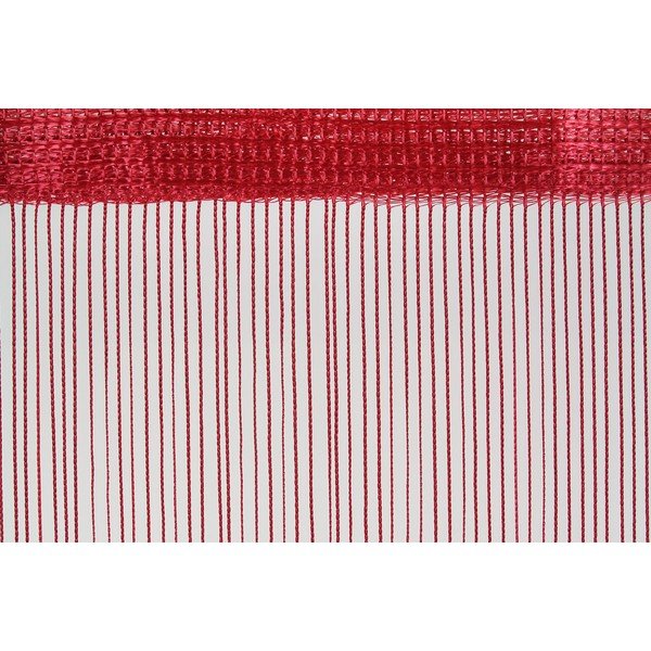Užuolaida raudonos spalvos durims 100x200 cm String – Mendola Fabrics-image-1