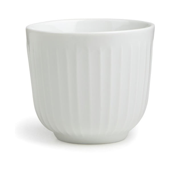 Baltas porcelianinis puodelis Kähler Design Hammershoi, 200 ml