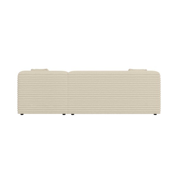 Smėlio spalvos iš kordinio velveto kampinė sofa (su dešiniuoju kampu/su gultu) Martin – Ropez-image-4