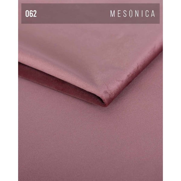Krėslas rožinės spalvos iš velveto Moilo – MESONICA-image-4