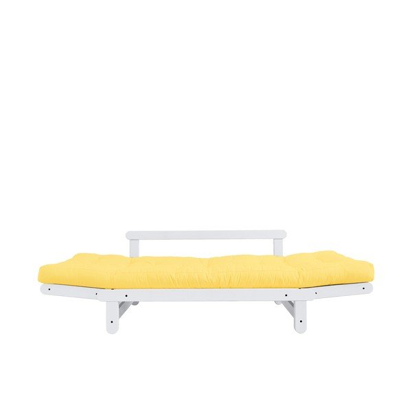 Išlankstoma sofa Karup Design Beat White/Yellow-image-4