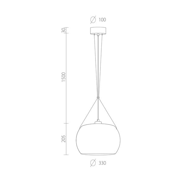 Šviesa MOMO, opalinis matinis vario/baltos/baltos spalvos-image-1