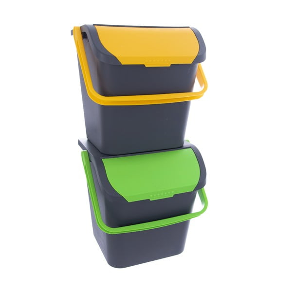 Plastikinė šiukšliadėžė rūšiuotoms atliekoms 28 l Eko - Orion-image-2