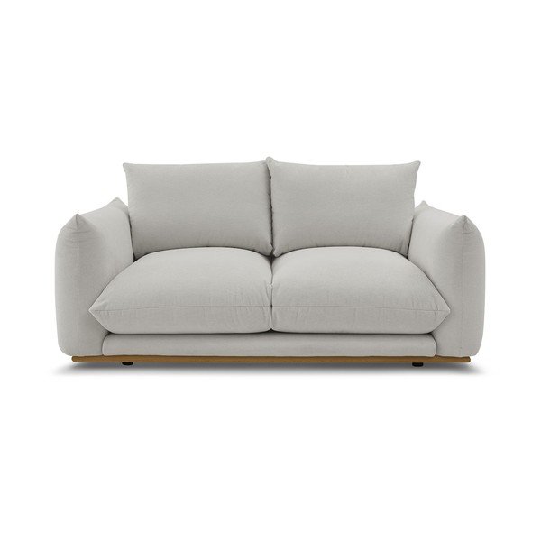 Sofa šviesiai pilkos spalvos 193 cm Ernest – Bobochic Paris