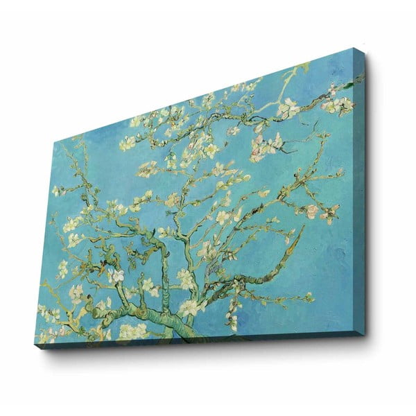 Sieninė reprodukcija ant drobės Vincent Van Gogh Almond Blossom, 100 x 70 cm