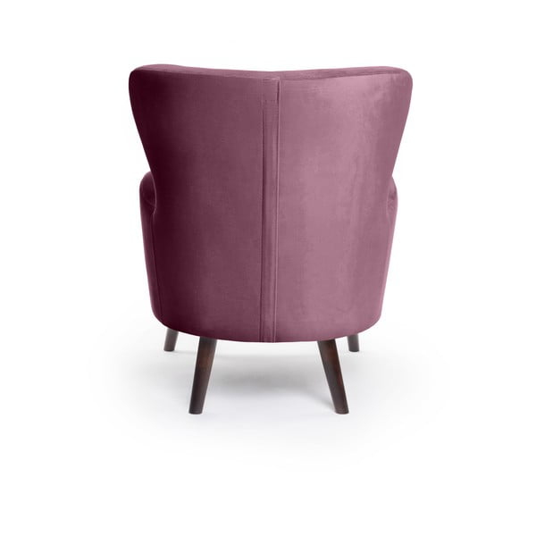 Iš velveto krėslas violetinės spalvos su atlošu Noemye – Bonami Selection-image-4