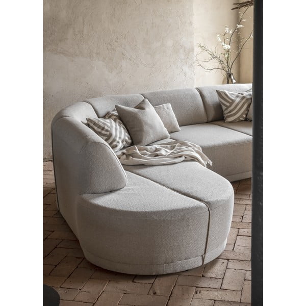Kreminė kampinė sofa (kairysis kampas) Bella Siena - Miuform-image-4
