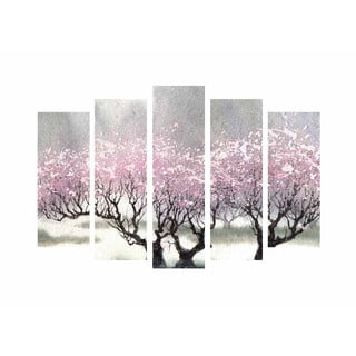 5 dalių paveikslas ant drobės Cherry Blossom
